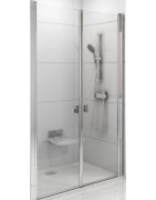 Dušo durys Ravak CSDL2-120, dviejų elementų, varstomos