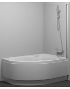 Vonios sienelė Ravak CVSK1 Rosa 140/150, kairė