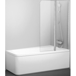 Vonios sienelė Ravak 10CVS2-100, su skaidriu stiklu, dešinė