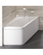 Apdailos plokštė Ravak 10° 160, balta, kairė