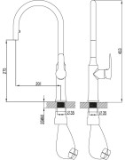 Plautuvės maišytuvas Ravak KM 017.00, chromas