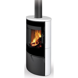 Plieninė krosnelė Romotop Ovalis 05, keramikos apdaila, 8 kW