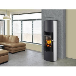 Plieninė krosnelė Romotop Laredo 01A, su apdaila, 6.5 kW