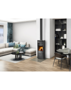 Plieninė krosnelė Romotop Lugo N 01, su keramikos apdaila, 8 kW