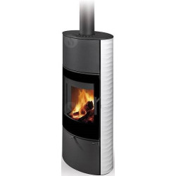 Plieninė krosnelė Romotop Ovalis G 01A, su keramika, 8 kW