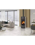 Plieninė krosnelė Romotop Ovalis G 01A, su keramika, 8 kW