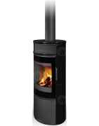 Plieninė krosnelė Romotop Lugano 01, su keramikos apdaila, 8 kW
