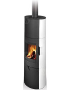 Plieninė krosnelė Romotop Lugo N 01A, su keramikos apdaila, 8 kW