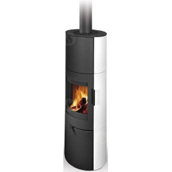 Plieninė krosnelė Romotop Lugo N 01A, su keramikos apdaila, 8 kW