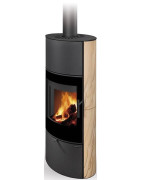 Plieninė krosnelė Romotop Ovalis G 04A, smėlio akmuo, 8 kW