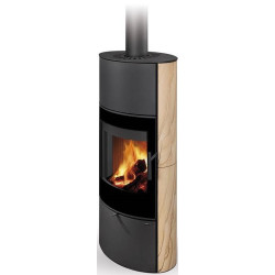 Plieninė krosnelė Romotop Ovalis G 04A, smėlio akmuo, 8 kW