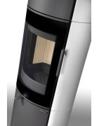 Plieninė krosnelė Romotop Lugano 01A, su keramikos apdaila, 8 kW