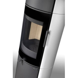 Plieninė krosnelė Romotop Lugano 01A, su keramikos apdaila, 8 kW