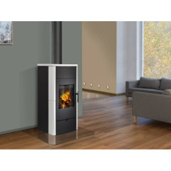 Plieninė krosnelė Romotop Espera 01, su šilumokaičiu, 13kW