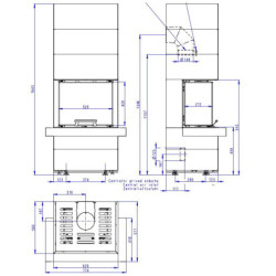 Plieninė krosnelė Romotop Cara CN N 03, 7.4 kW