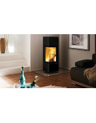 Plieninė krosnelė Spartherm CUBO S RLA, 4.5 - 7.7 kW, Juodos spalvos