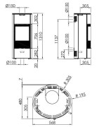 Plieninė krosnelė Spartherm Senso L, iki 9.1 kW