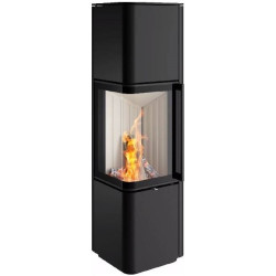 Plieninė krosnelė Spartherm CUBO L RLA, 4.5 - 7.7 kW, juoda