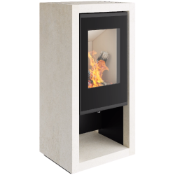 Plieninė krosnelė Spartherm Ambiente A7, 4.5 - 7.7 kW, balta