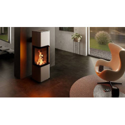 Plieninė krosnelė Spartherm CUBO L RLA, 4.5 - 7.7 kW, perlas