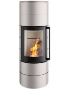 Plieninė krosnelė Spartherm Ambiente A3 RLU, 4.5 - 7.7 kW, Perlo spalvos