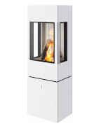 Plieninė krosnelė Spartherm Seo L, balta, 4.5 - 7.2 kW