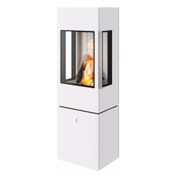 Plieninė krosnelė Spartherm Seo L, balta, 4.5 - 7.2 kW