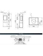 Plieninė krosnelė Spartherm Seo L, balta, 4.5 - 7.2 kW