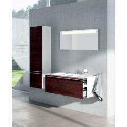 Praustuvo spintelė Ravak Clear SD 800, balta/vyšnia