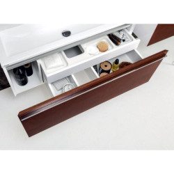 Praustuvo spintelė Ravak Clear SD 800, balta/vyšnia