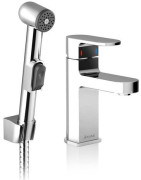 Praustuvo maišytuvas Ravak Chrome CR 112.00, su bidė purkštuku