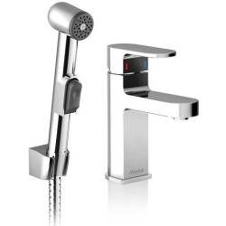 Praustuvo maišytuvas Ravak Chrome CR 112.00, su bidė purkštuku