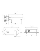 Potinkinis maišytuvas Ravak Chrome CR 019.00