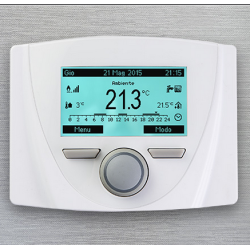 Laidinis kambario termostatas ir pultas Italtherm City Class/Top