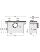 Nuotekų siurblinė Ibo AQUASAN PRO