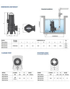 Fekalinis siurblys Pedrollo VXC4 50/100, 400 V