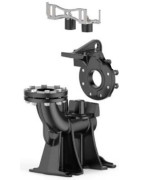 Vertikalus montavimo komplektas Pedrollo MC4, 3"