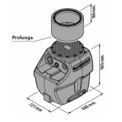 Nuotekų siurblinė Pedrollo SAR 250 – VXm15/50