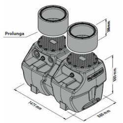 Nuotekų siurblinė Pedrollo SAR 550 – TRm1.1 su smulkintuvu