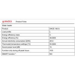 Elektrinis vandens šildytuvas Dražice OKCE 160 S