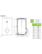 Elektrinis vandens šildytuvas Dražice OKCE 160 S