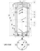 Akumuliacinė talpa Dražice UKV 500