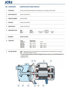 Sausai statomas horizontalus siurblys Pedrollo JCR2CL 400V