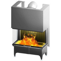 Plieninis židinio ugniakuras Spartherm Varia AS-3RLh-4S, 10.9 kW