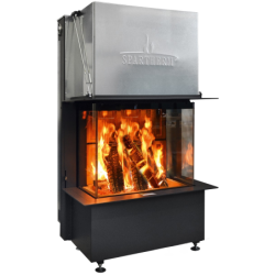 Plieninis židinio ugniakuras Spartherm Premium A-3RL-80h