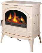 Ketinė krosnelė Seguin TOPAZE, kreminė, su oro padavimu iš lauko