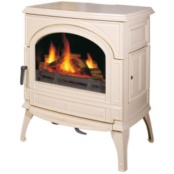 Ketinė krosnelė Seguin TOPAZE, kreminė, su oro padavimu iš lauko