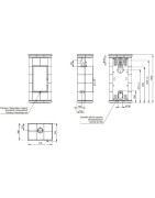 Plieninė krosnelė Romotop Hein Este 06, 4 - 11 kW