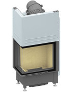 Plieninis židinio ugniakuras Schmid Ekko L 55(34)45h, 5 kW