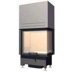 Plieninis židinio ugniakuras Schmid Ekko R 55(34)45h, 5 kW